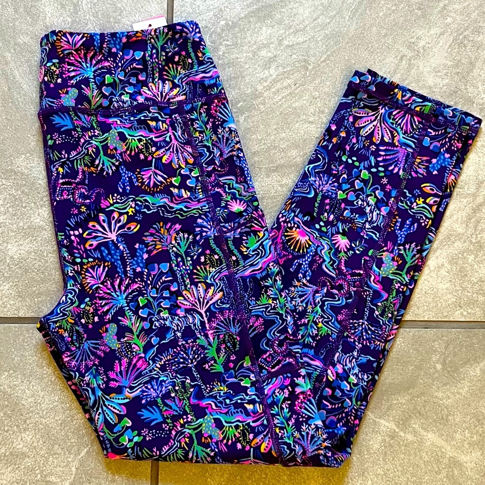 Lilly Pulitzer Weekender Luxletic Midrise Leggings Medium